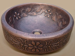 Медная раковина